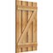 Ekena Millwork Spaced Board-n-Batten Shutters w/Z-Bar, Rough Sawn Western Red Cedar, 23W x 38H, PR RBS06Z23X038RWR - alternate 5